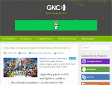 Tablet Screenshot of geeknewscentral.com